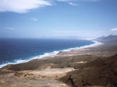 Blick auf die Playa de Cofete