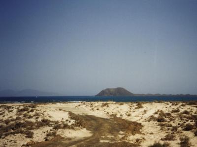 Blick auf die Insel Lobos