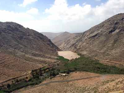 Der versandete Embalse de las PeÃ±itas 